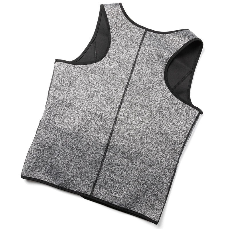 Men Body Shaper Waist Trainer Vest Slimming Shirt Sauna Sweat Vest Compression Undershirt Shapewear Fat Burner Workout Tank Tops