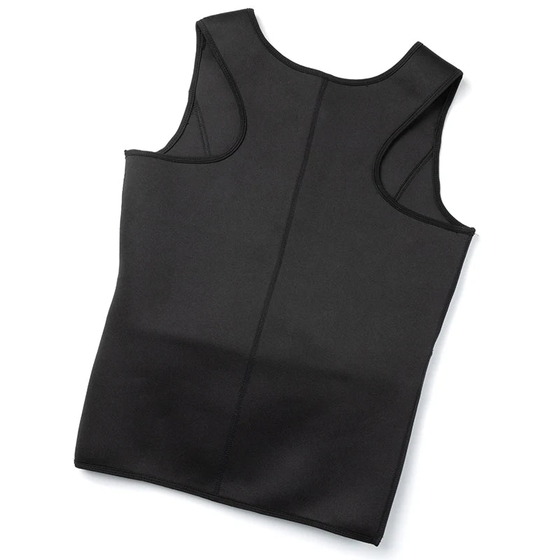 Men Body Shaper Waist Trainer Vest Slimming Shirt Sauna Sweat Vest Compression Undershirt Shapewear Fat Burner Workout Tank Tops