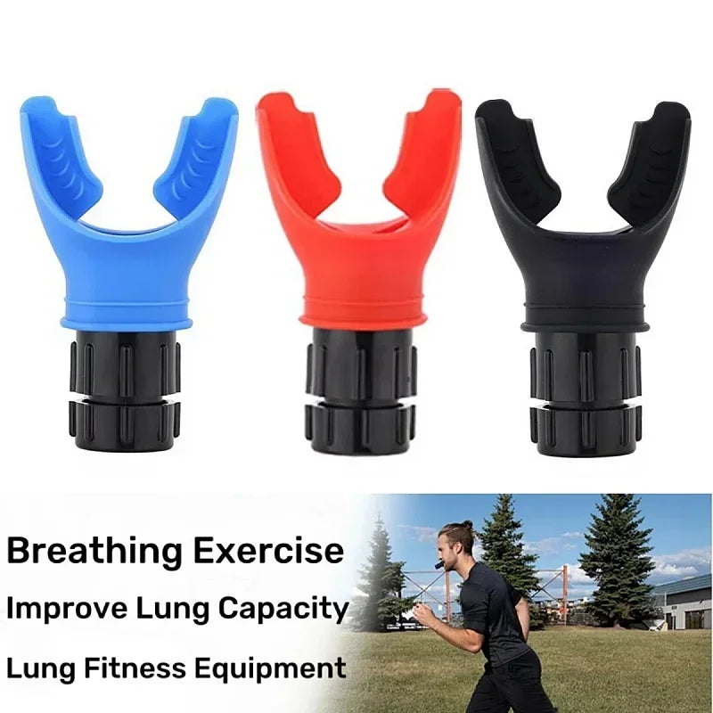 1 Set Breathing Trainer Lung Fitness Equipment y Silicone Training for Breath Expiratory Exercise Device(With Box)