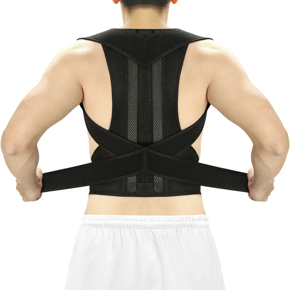 Alloy Rod Back Posture Corrector Orthotics Spine Side Bend Support the Shoulder Treatment Stent Orthodontic Belt Sports Safety